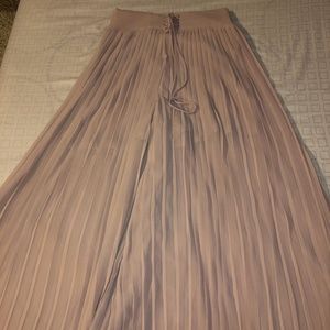 Nude pant skirt